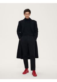 Kazar - Czerwone sneakersy męskie do kostki. Kolor: czerwony. Materiał: skóra. Szerokość cholewki: normalna #5