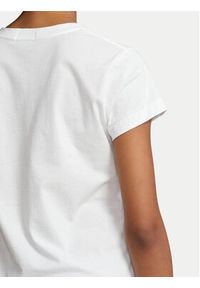 Polo Ralph Lauren T-Shirt 211902403001 Biały Regular Fit. Typ kołnierza: polo. Kolor: biały. Materiał: bawełna #5