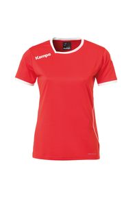 KEMPA - Damska koszulka Kempa Curve. Kolor: wielokolorowy, biały, czerwony. Materiał: materiał #1