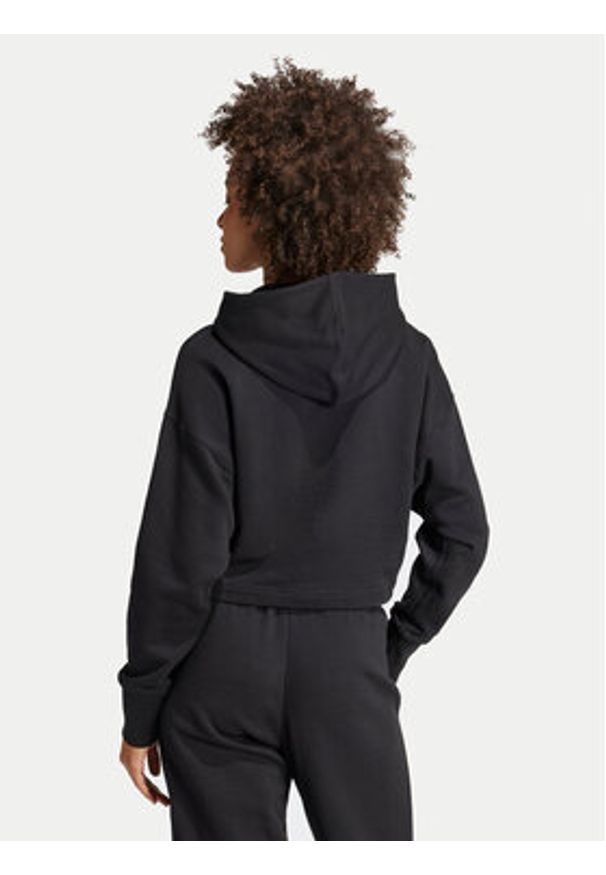 Adidas - adidas Bluza ALL SZN French Terry 3-Stripes JI9104 Czarny Regular Fit. Kolor: czarny. Materiał: bawełna
