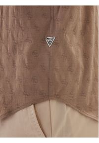 Guess Koszula M6GH18 W1713 Brązowy Regular Fit. Kolor: brązowy. Materiał: bawełna #2
