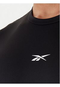 Reebok T-Shirt RK25602CCM Czarny Regular Fit. Kolor: czarny. Materiał: syntetyk #2