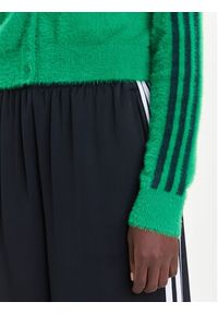 Adidas - adidas Kardigan Fluffy JW5177 Zielony Regular Fit. Kolor: zielony. Materiał: syntetyk #4