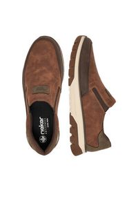 Rieker Półbuty B9350-24 Brązowy. Kolor: brązowy. Materiał: materiał, skóra #7