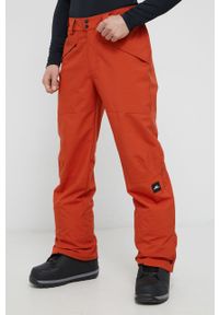 O'Neill Spodnie snowboardowe męskie kolor pomarańczowy. Kolor: pomarańczowy. Materiał: materiał. Wzór: gładki. Sport: snowboard #1