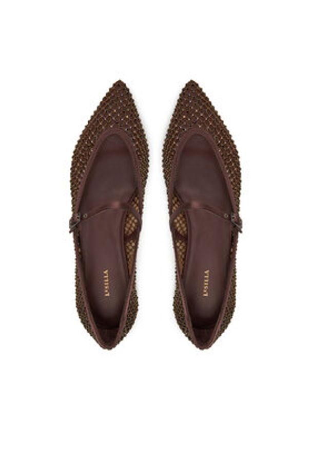 LE SILLA - Le Silla Baleriny 9026C020MTPPSAS 748 Brązowy. Kolor: brązowy. Materiał: materiał