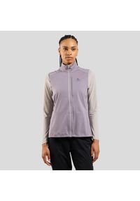 Odlo - Kamizelka damska ODLO Zeroweight Warm Vest. Kolor: fioletowy. Długość rękawa: bez rękawów. Sport: bieganie