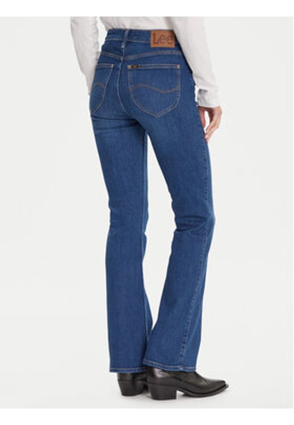 Lee Jeansy Breese 112341971 Niebieski Bootcut Fit. Kolor: niebieski