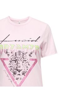 only - ONLY T-Shirt Lucy 15307412 Różowy Regular Fit. Kolor: różowy. Materiał: bawełna #6