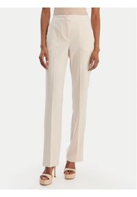 Marella Chinosy Trofeo 2615131081 Écru Slim Fit. Materiał: syntetyk #1