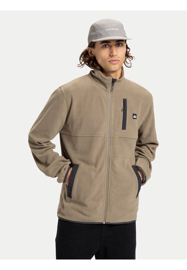 Quiksilver Polar No Destination Fz EQYPF03071 Beżowy. Kolor: beżowy. Materiał: polar