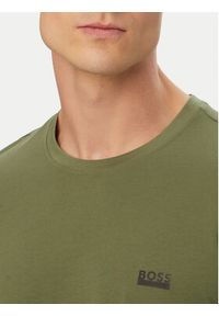 BOSS T-Shirt 50531401 Zielony ciemny Regular Fit. Kolor: zielony. Materiał: bawełna #4