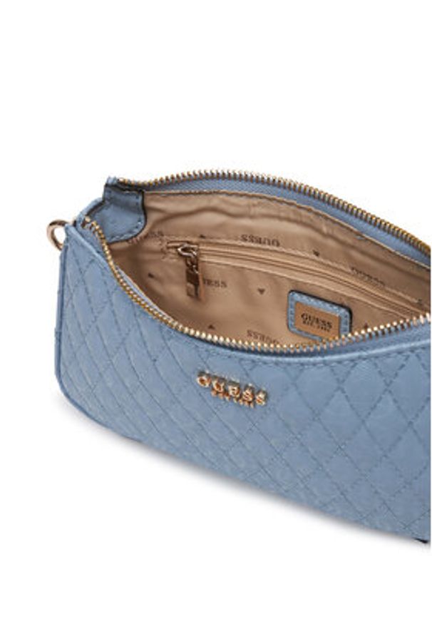 Guess Torebka HWGG96 26720 Niebieski. Kolor: niebieski. Materiał: skórzane