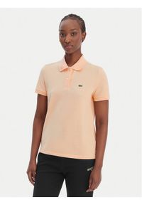Lacoste Polo PF7839 Różowy Regular Fit. Typ kołnierza: polo. Kolor: różowy. Materiał: bawełna #1