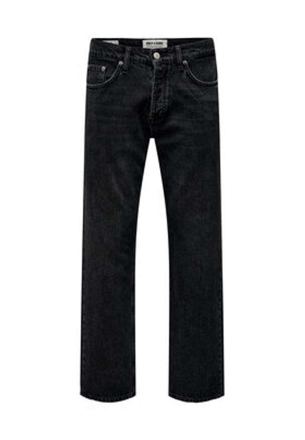 Only & Sons Jeansy 22026985 Czarny Loose Fit. Kolor: czarny