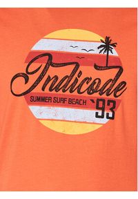 INDICODE T-Shirt Chill 40-934 Pomarańczowy Regular Fit. Kolor: pomarańczowy. Materiał: bawełna