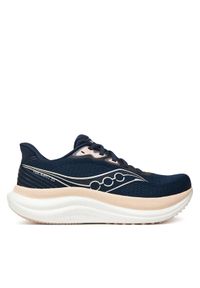 Saucony Buty do biegania Triumph 23 S11023 Granatowy. Kolor: niebieski. Materiał: materiał