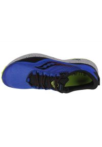Buty do biegania Saucony Peregrine 12 M S20737-25 niebieskie. Zapięcie: sznurówki. Kolor: niebieski. Materiał: tkanina, syntetyk, guma #4