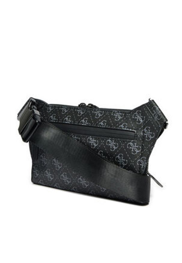 Guess Saszetka HMSILO P5114 Czarny. Kolor: czarny. Materiał: materiał