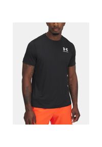 Koszulka treningowa męska Under Armour HeatGear Fitted. Kolor: czarny. Sport: fitness