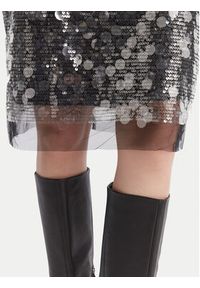 DKNY Sukienka koktajlowa DD54AN04 Srebrny Slim Fit. Kolor: srebrny. Materiał: syntetyk. Styl: wizytowy #5