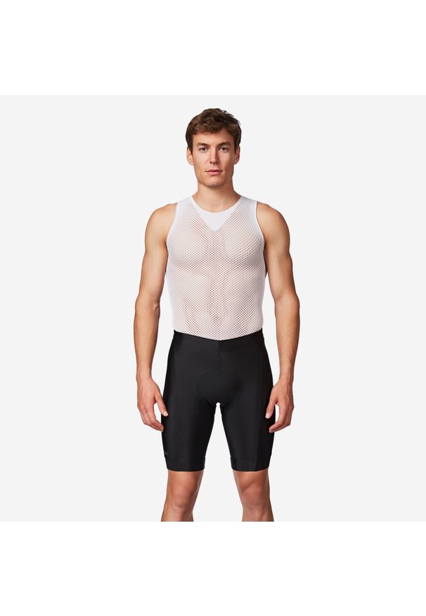 VAN RYSEL - Spodenki rowerowe szosowe męskie Van Rysel Discover. Kolor: czarny. Sport: kolarstwo