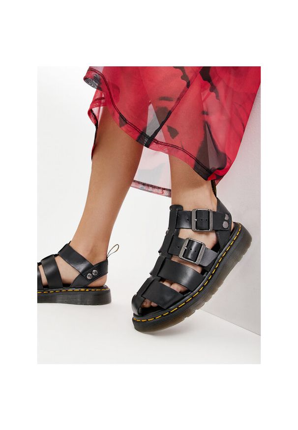 Sandały Dr. Martens. Kolor: czarny