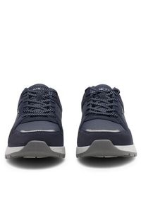 Lanetti Sneakersy MP07-01543-05B Granatowy. Kolor: niebieski. Materiał: syntetyk