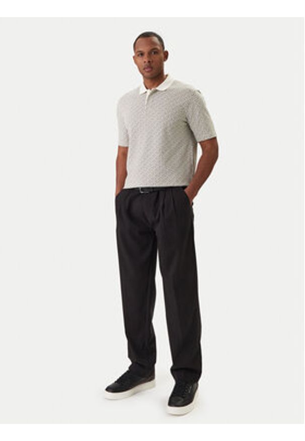 Armani Exchange Polo XM000736 AF10819 F1165 Écru Regular Fit. Typ kołnierza: polo. Kolor: kremowy. Materiał: bawełna