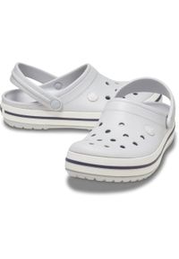 Chodaki Crocs Crocband. Kolor: szary. Materiał: materiał, syntetyk