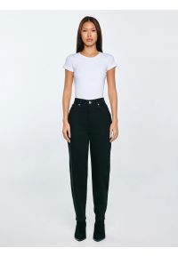 Big-Star - Jeansy damskie mom jeans czarne Silla 936. Okazja: na co dzień. Stan: podwyższony. Kolor: czarny. Sezon: lato. Styl: casual, elegancki #6
