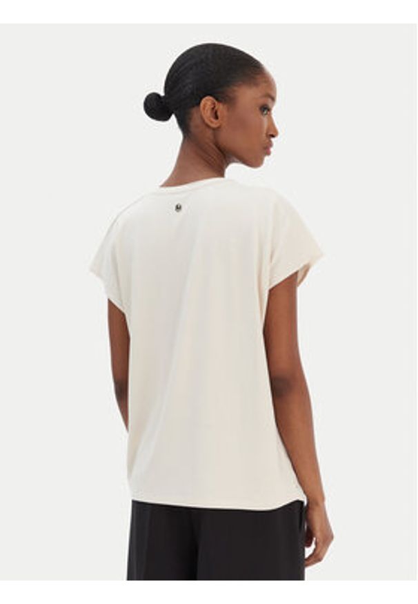 JOOP! T-Shirt Tancy 30100042 Beżowy Regular Fit. Kolor: beżowy. Materiał: wiskoza