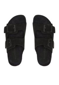Manebi Klapki Traveler Nordic Sandals K 1.0 RT Czarny. Kolor: czarny. Materiał: zamsz, skóra #5