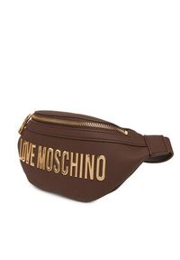 Love Moschino - LOVE MOSCHINO Saszetka nerka JC4195PP1NKD0301 Brązowy. Kolor: brązowy. Materiał: materiał #3