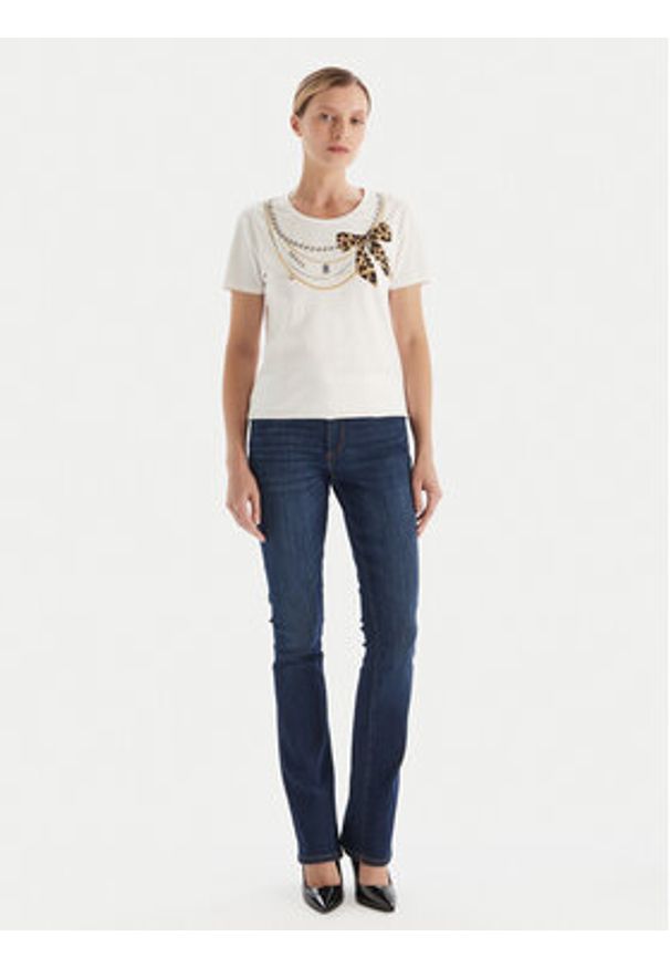 Fracomina Jeansy FP25WV8020D46002 Niebieski Bootcut Fit. Kolor: niebieski