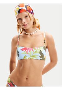 Desigual Góra od bikini Palms 24SWMK06 Niebieski. Kolor: niebieski. Materiał: syntetyk #5