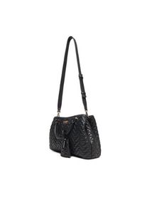 Guess Torebka Melisandra HWQG96 53070 Czarny. Kolor: czarny. Materiał: skórzane