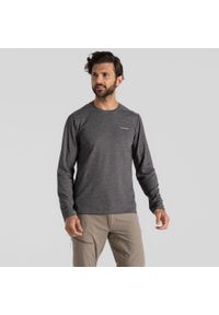 CRAGHOPPERS - Longsleeve męskie Craghoppers NosiLife Abel LS T-Shirt. Kolor: szary. Długość rękawa: długi rękaw. Sport: turystyka piesza