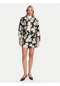 French Connection Kurtka bomber 75ZAF Czarny Boxy Fit. Kolor: czarny. Materiał: syntetyk