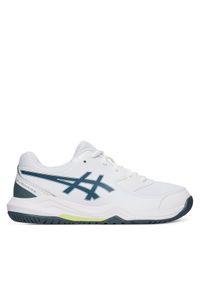 Asics Buty do tenisa Gel-Dedicate 8 Gs 1044A077 Biały. Kolor: biały. Materiał: skóra. Sport: tenis #1