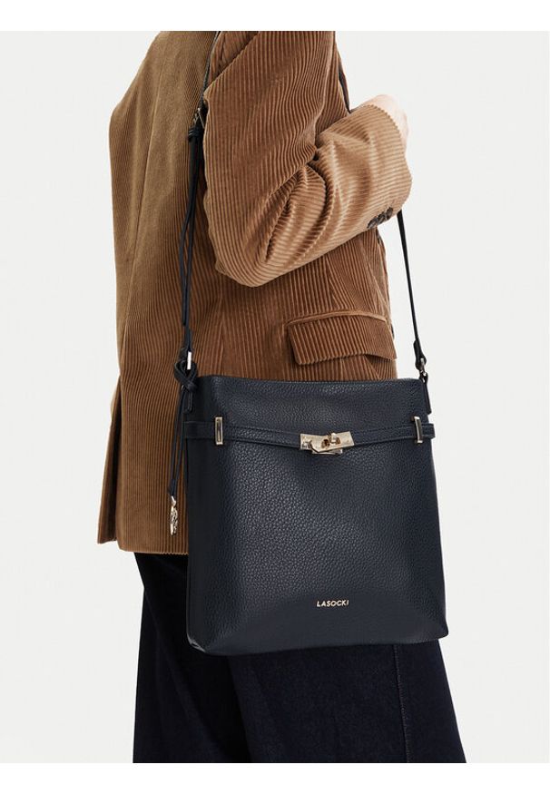 Lasocki Torebka CEO-LSK-L-010-09 Granatowy. Kolor: niebieski