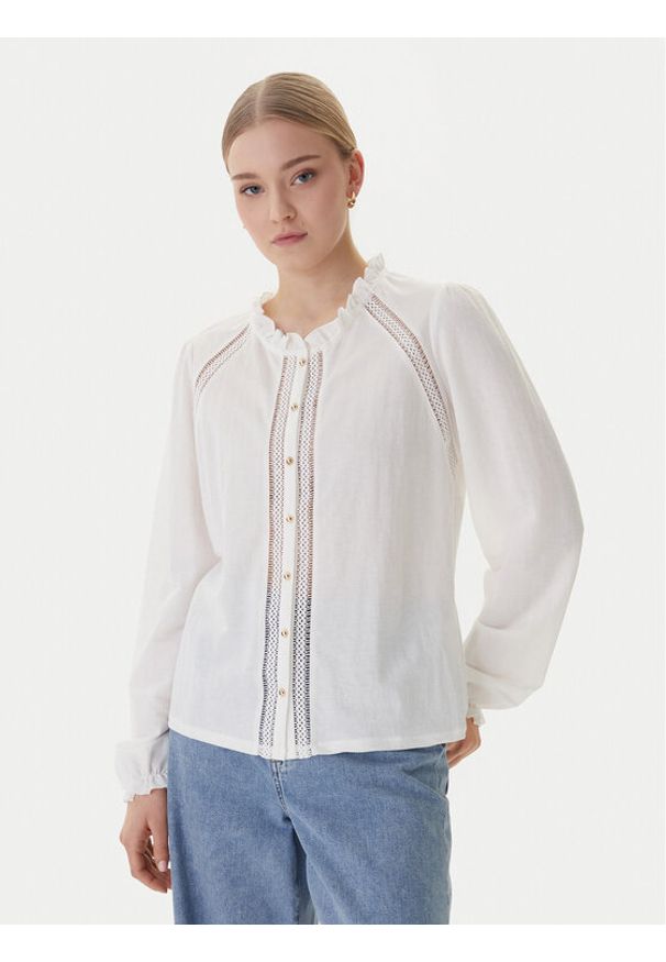 Morgan Bluzka 261-TSKY Biały Regular Fit. Kolor: biały. Materiał: syntetyk