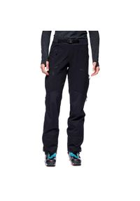 Spodnie narciarskie damskie Black Diamond Dawn Patrol Hybrid Pants. Kolor: czarny. Sport: narciarstwo