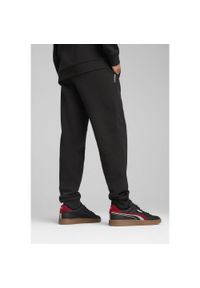 Puma - Męskie spodnie PUMATECH PUMA Black. Kolor: czarny. Materiał: dresówka