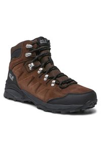 Jack Wolfskin Trekkingi Refugio Texapore Mid M 4049841 Brązowy. Kolor: brązowy. Materiał: zamsz, skóra. Sport: turystyka piesza #1