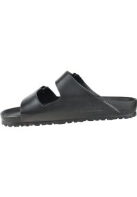 Klapki Birkenstock Arizona Eva M 129421 czarne. Kolor: czarny. Materiał: syntetyk, zamsz, materiał. Styl: klasyczny #3