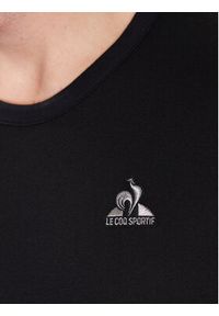 Le Coq Sportif T-Shirt 2310029 Czarny Regular Fit. Kolor: czarny. Materiał: bawełna