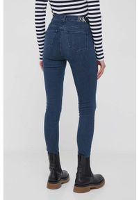 Calvin Klein Jeans jeansy damskie kolor niebieski. Kolor: niebieski #3