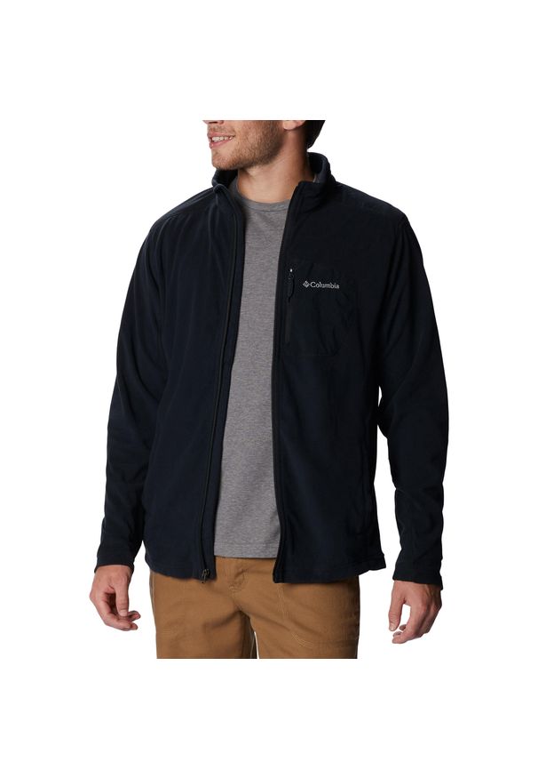 columbia - Bluza trekkingowa męska Columbia Klamath Range Full Zip. Kolor: czarny. Materiał: polar. Styl: sportowy. Sport: turystyka piesza