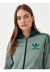 Adidas - adidas Bluza Beckenbauer JC5809 Zielony Regular Fit. Kolor: zielony. Materiał: bawełna, syntetyk